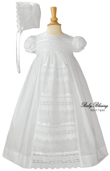 Baby Blessing Gown with Lace