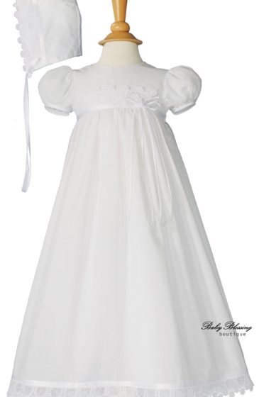 white blessing dress