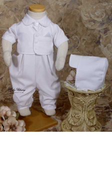 Baby Boy White Blessing Outfit