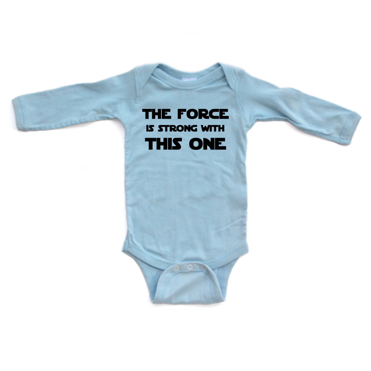 Bodysuit The Force is strong with this one Baby Boy Dirty Fingers